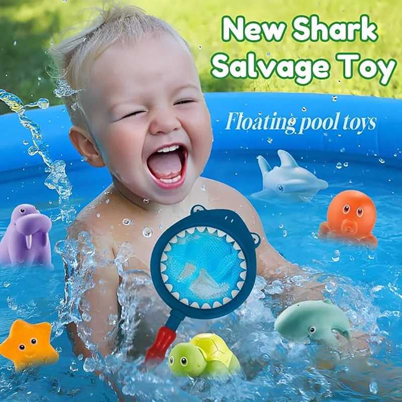 Children Bath Toys Indoor And Outdoor Swimming Pool Beach Parentchild Interactive Catch Fish Game Toys Water Floating Fish Toys C250915