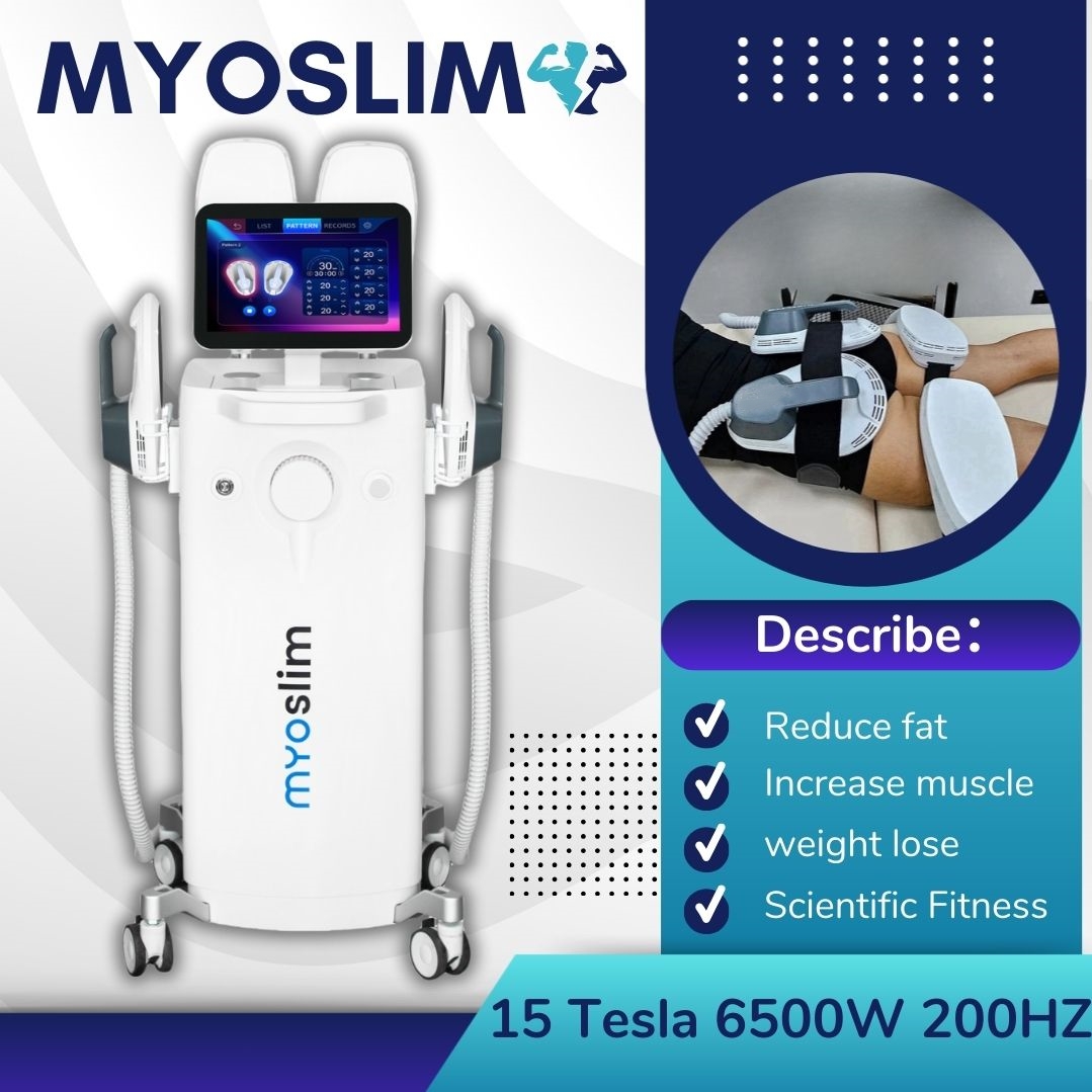 MYOslim NEO EMS Body Sculpt Weight Lose 15 Tesla 6500W HI-EMT Muscle Stimulate body Slimming Sculpting Fat Reduction Suitable for Beauty Salons or Spa