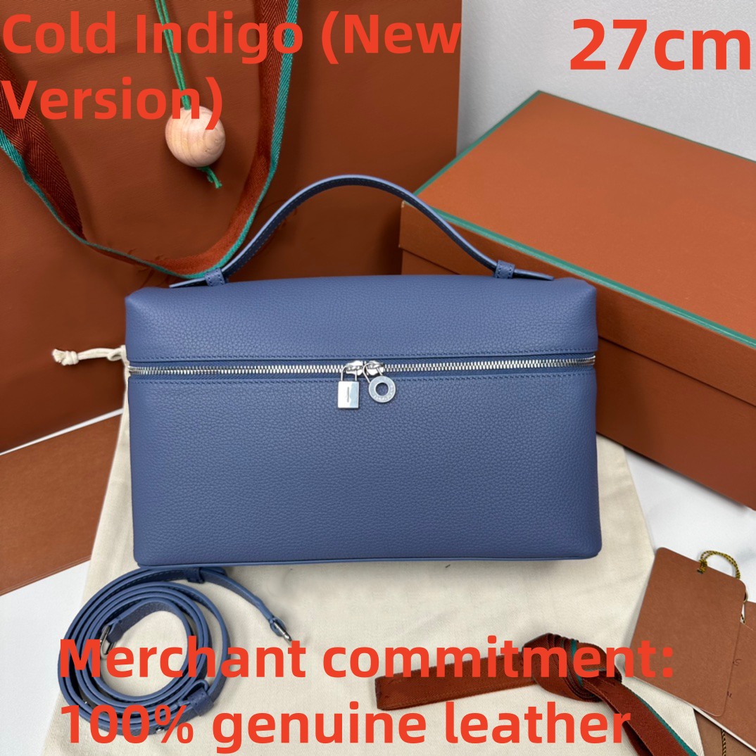 Luxury makeup Designer bags tote Extra Pocket L19 L27 lunch box Bags Womens genuine leather crossbody Shoulder Bag fashion handbags Clutch bag cosmetic Bags