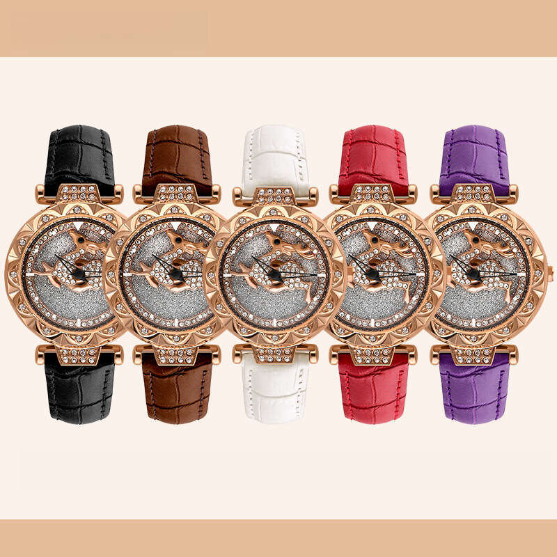 DHwatches 2025 New Model "All the Way with You" Fashion Women's Watch Trendy Simple Internet Celebrity Style Student Wristwatch