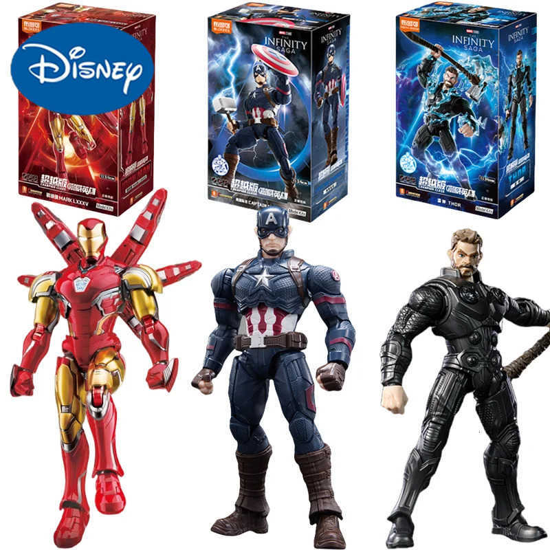 Disney BLOKEES Original : 's The Avengers Set - Build Your Own Figures with Thor, Iron Man (MK85), & Cap L260617