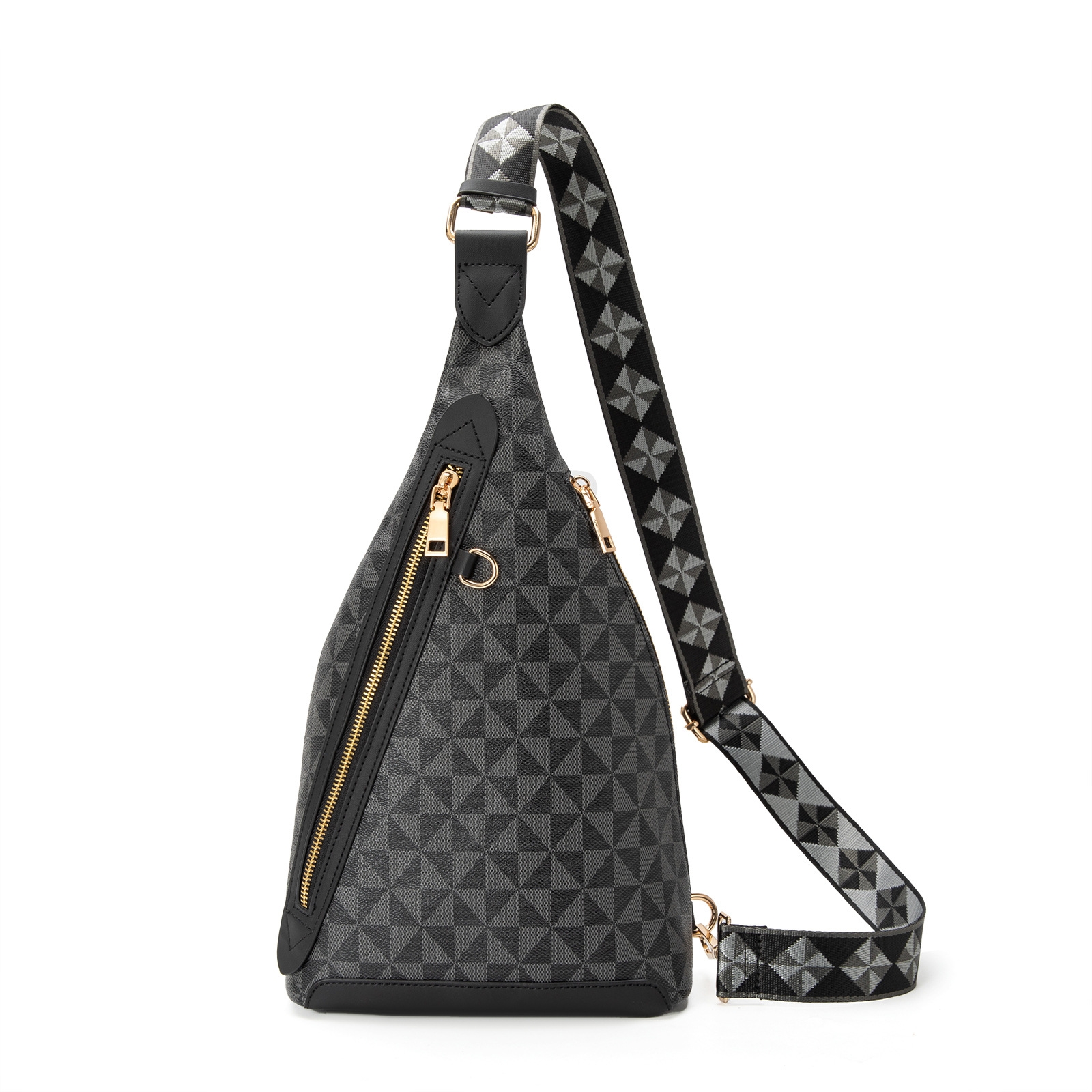 2025 Printed New Men's And Women's Casual Crossbody Summer Large Capacity Outdoor Travel Chest Bag