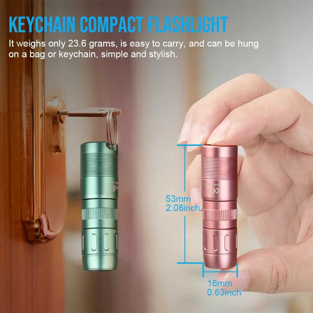 Trustfire MINIE Mini Magnetic Waterproof LED Flashlight Portable Rechargeable Keychain Light for Camping Fishing Outdoor C250915