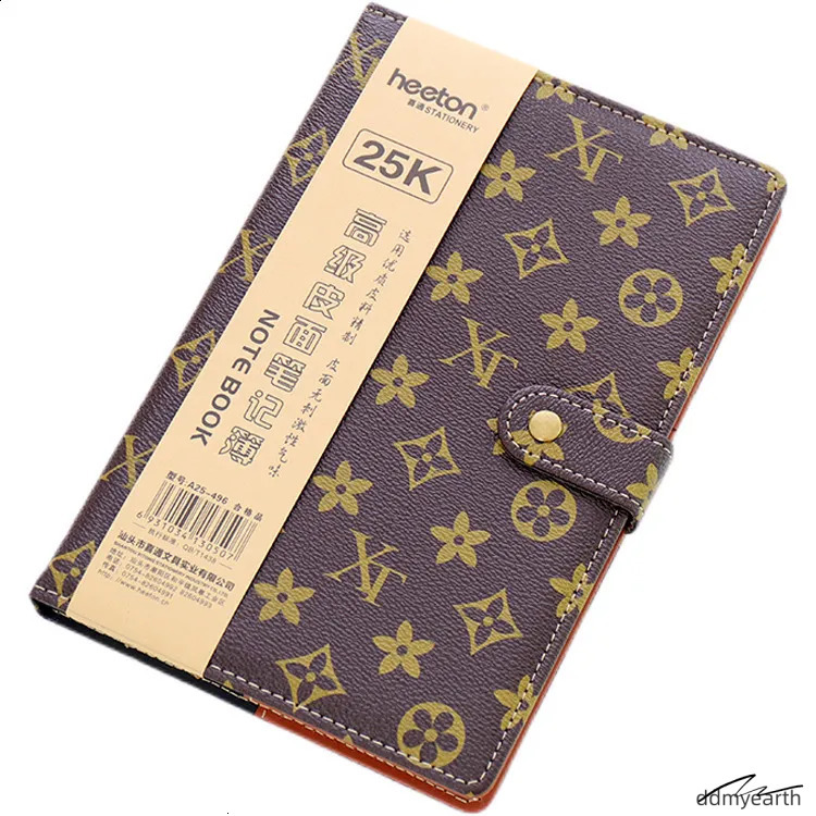 Wholesale Diary Book A5 Fashion B5 Notebook Hard Surface Copy 25K Notepad Small Portable A6 Office With Buckle Business 250818 ddmyEarth