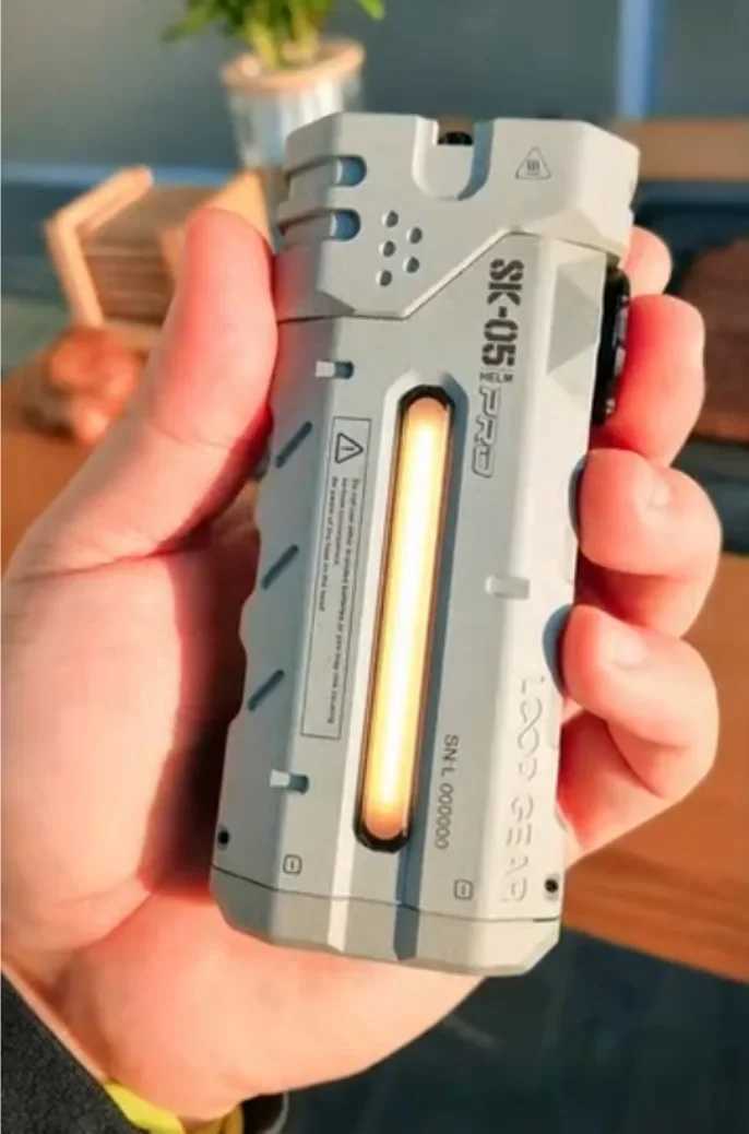 Micro arc Outdoor Multi functional Flashlight 4360LM with Long Range Strong Light Charging Portable Torch for Hiking C250915