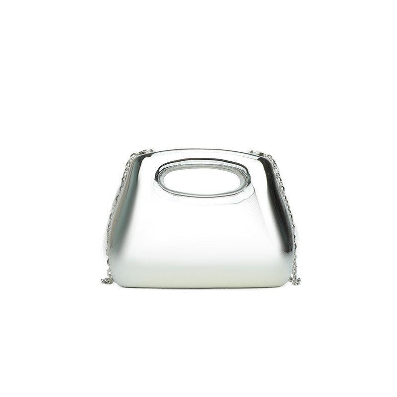 Luxury Brand Designer Bag Women's Glossy Acrylic Box Bag 2025 New European And American Candy Color Stylish Versatile Wrist Chain Evening Bag