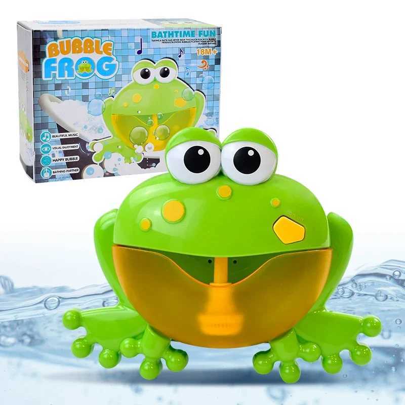 Creative Bubble Bath Toy for Kids Bubble Crab Frog Bubble Machine Bathroom Bathing Water Play Toys Bathtub Bubble Maker Toy Gift C250915