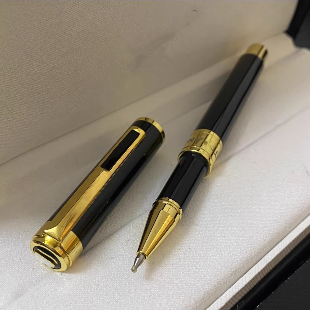 MB Large Class Star Traveler 163 Series Signature Pen Pearl Pen Steel Pen of Metal Office Gift Balance Pen No Box