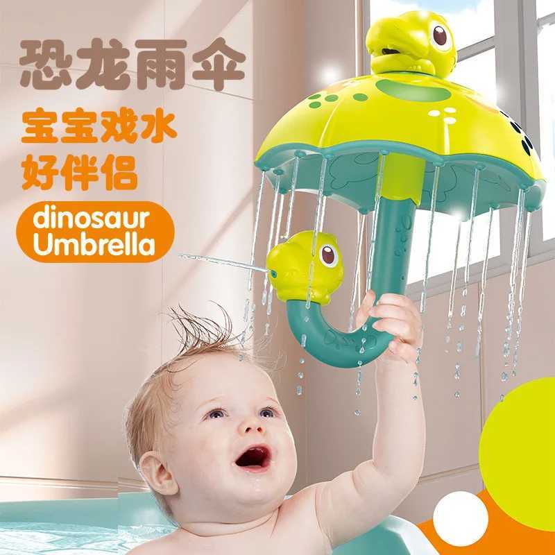 Dinosaur Umbrella Shower Baby Childrens Bathing Water Spray Toy Parent Child Interaction Baby Bathroom Water Play Small Toy C250915