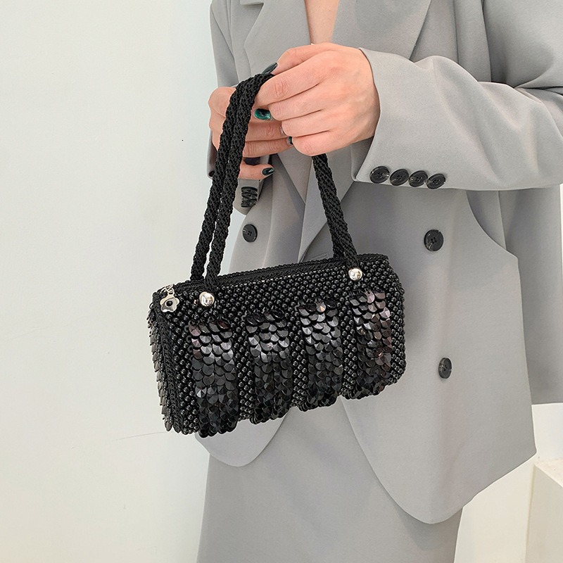 Luxury Brand Designer Bag Summer Small Bag 2025 New Forest Style Soft Girl Fashion Niche Shoulder Bag Small Style Pearl Handheld Pillow Bag