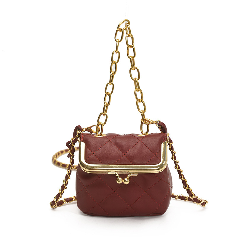 Luxury Brand Designer Bag Mini Small Bag 2025 New Fashion Niche Single Shoulder Bag Small Style Quilted Crossbody Chain Clip Small Square Bag