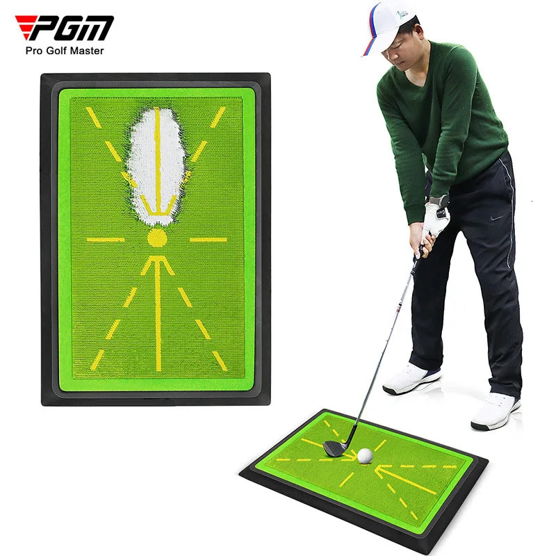 PGM High Quality Golf Training Pad for Swing Detection Batting Ball Trace Directional Mat Swing Path Pads Swing Practice Pads 250915