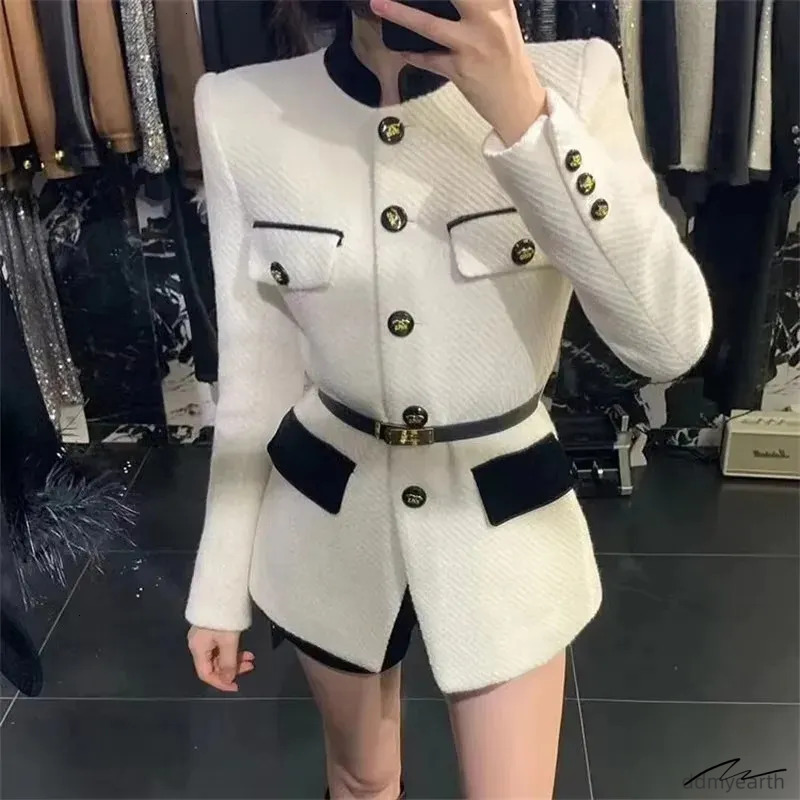 Lanjia- Spring Autumn Long Sleeve Casual Ladies Blazer Jacket Temperament Singlebreasted Loose Fashion Womens Suit Coat 250102 9Aaef ddmyEarth