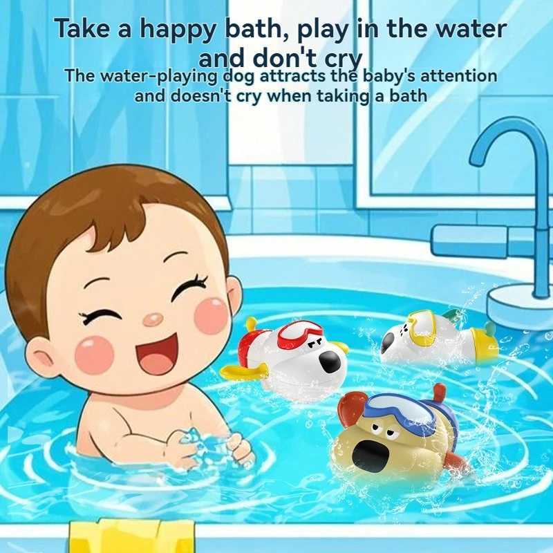 New childrens water toys water play bath toys puppy spring bath toys cartoon bath toys essential for babies C250915