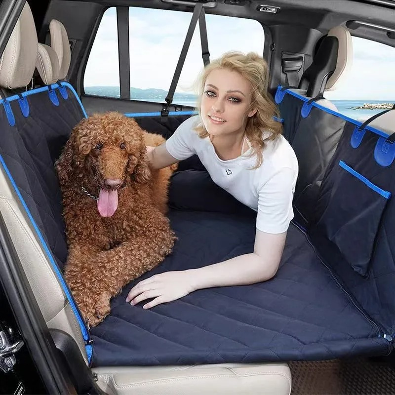 Dog Rear Seat Extension - Large Space, Dog Car Seat Cover Hard Bottom Can Support 400 pounds approximately kilograms