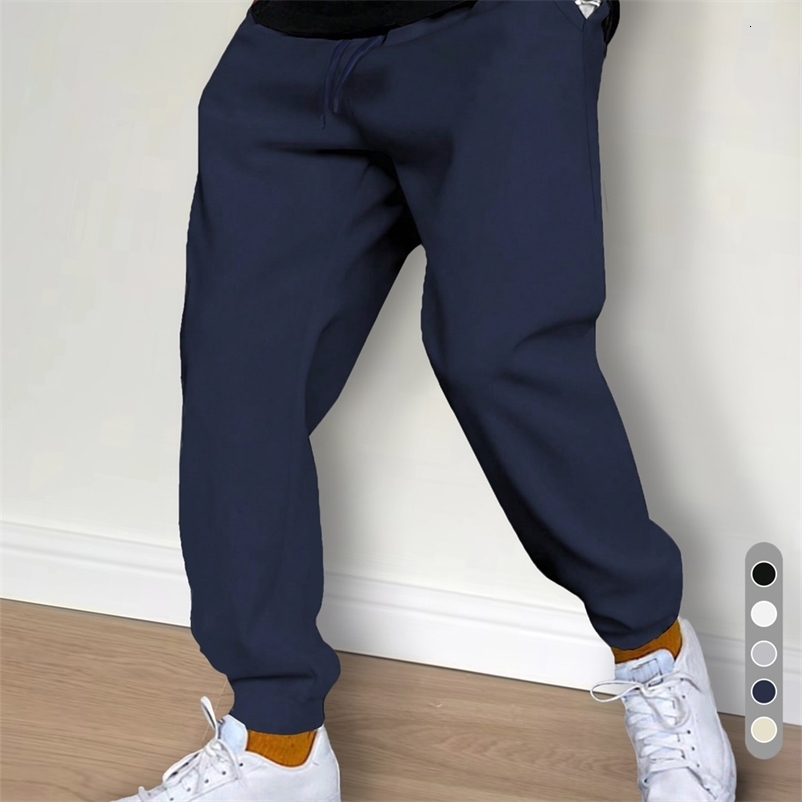Mens Casual Pants Sweatpants Men Running Jogger Sports Gym Trousers Fashion Solid Color Workout Long Pants 250915