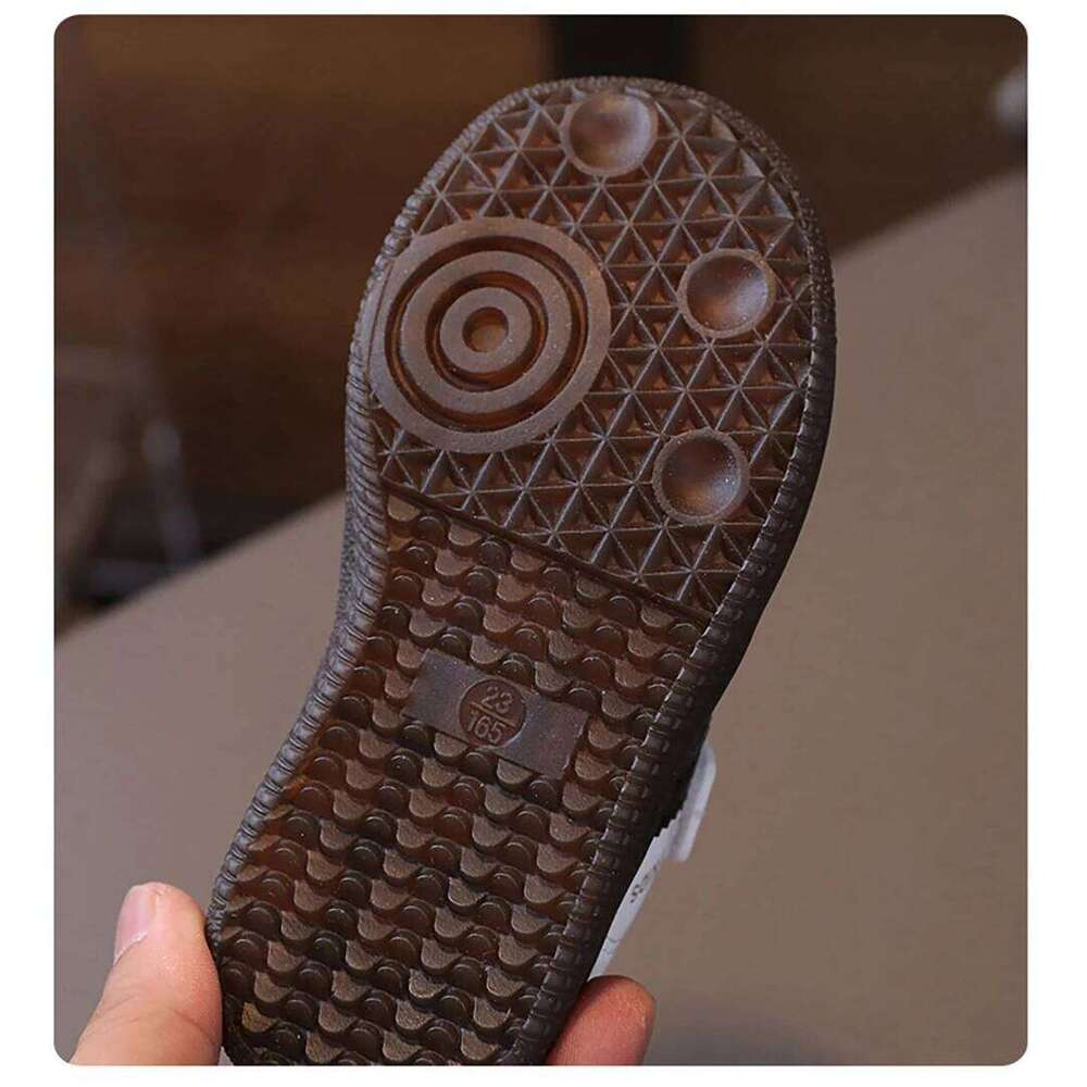 Fashion Sport For Children PU Leather Ergonomics Kids Soft-soled Children's Sneakers Boy's Girl's Tennis Shoes