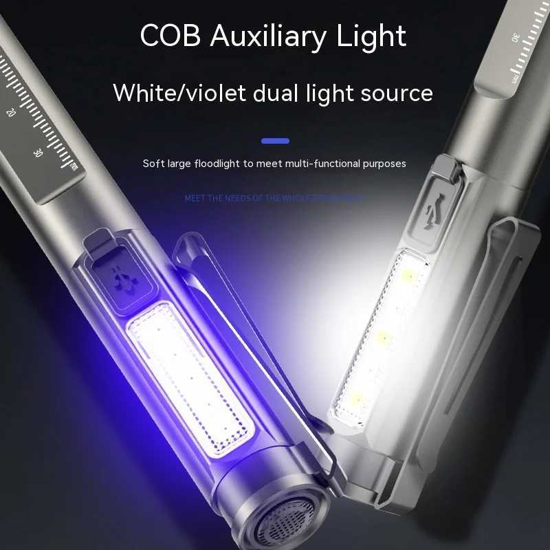 Portable UV LED Examination Pen Light First Aid Work Inspection Flashlight Emergency Doctor Nurse Medical Handy Penlights C250915