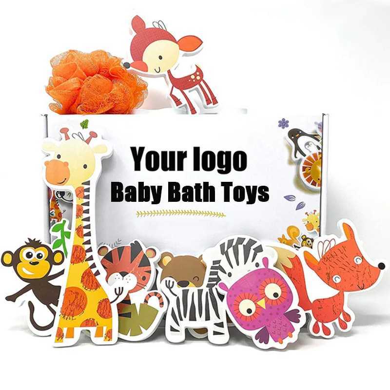Children Bathroom Toy Safety EVA Cognitive Floating Water Toys Educational Baby Bath Toy Animal Set For Kid Boys Girls 1 2 3 4 Y C250915
