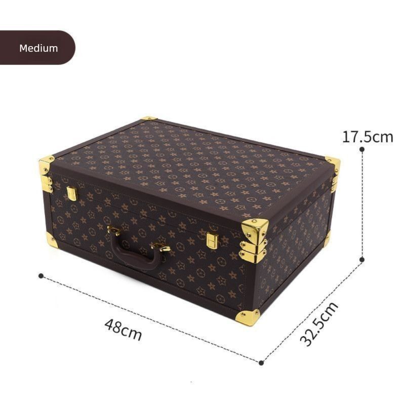 European-style Lockable Wooden Storage Box for Cloakroom, Study Room, Clothing, Toys ddmythur