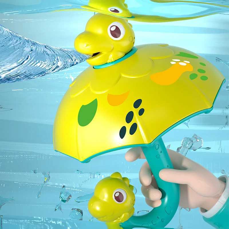 Dinosaur Umbrella Shower Baby Childrens Bathing Water Spray Toy Parent Child Interaction Baby Bathroom Water Play Small Toy C250915