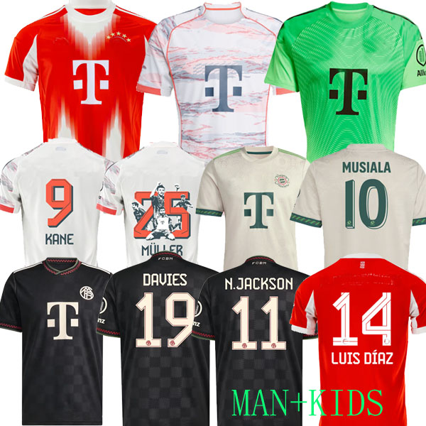 KANE Luis Diaz soccer jerseys N.Jackson OLISE SANE 2025 2026 muller Oktoberfest football shirt 25 26 MUSIALA GNABRY BAYERNS home third away men kids kits KIMMICH