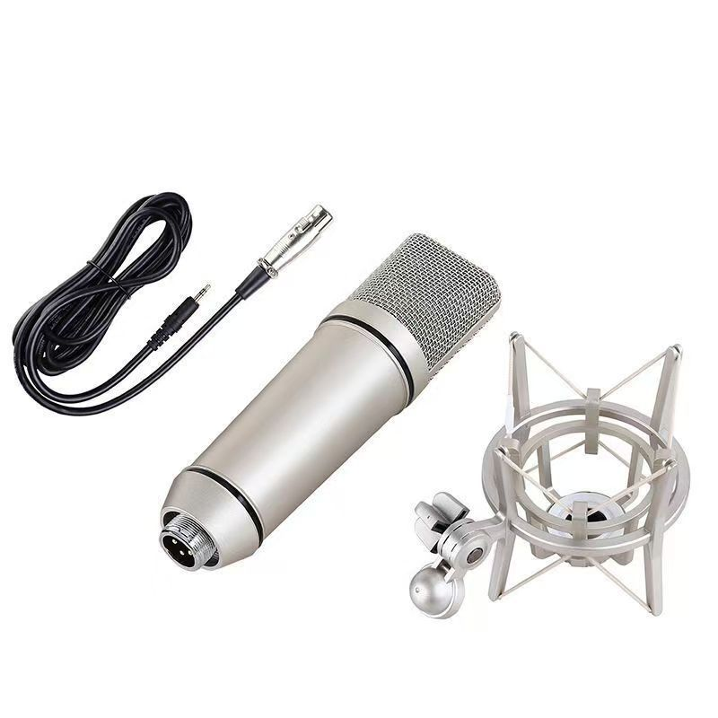 U87 Microphone Condenser Professional Kit With Mount Mic For Gaming Recording Singing Podcast Living 221115 Drop Delivery Dh4Na
