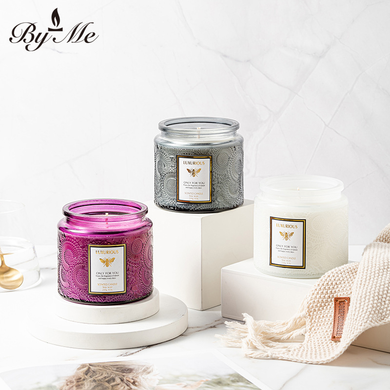 Sculptured Cup Soy Wax Candle Elegant Room Freshener Thoughtful Birthday Present