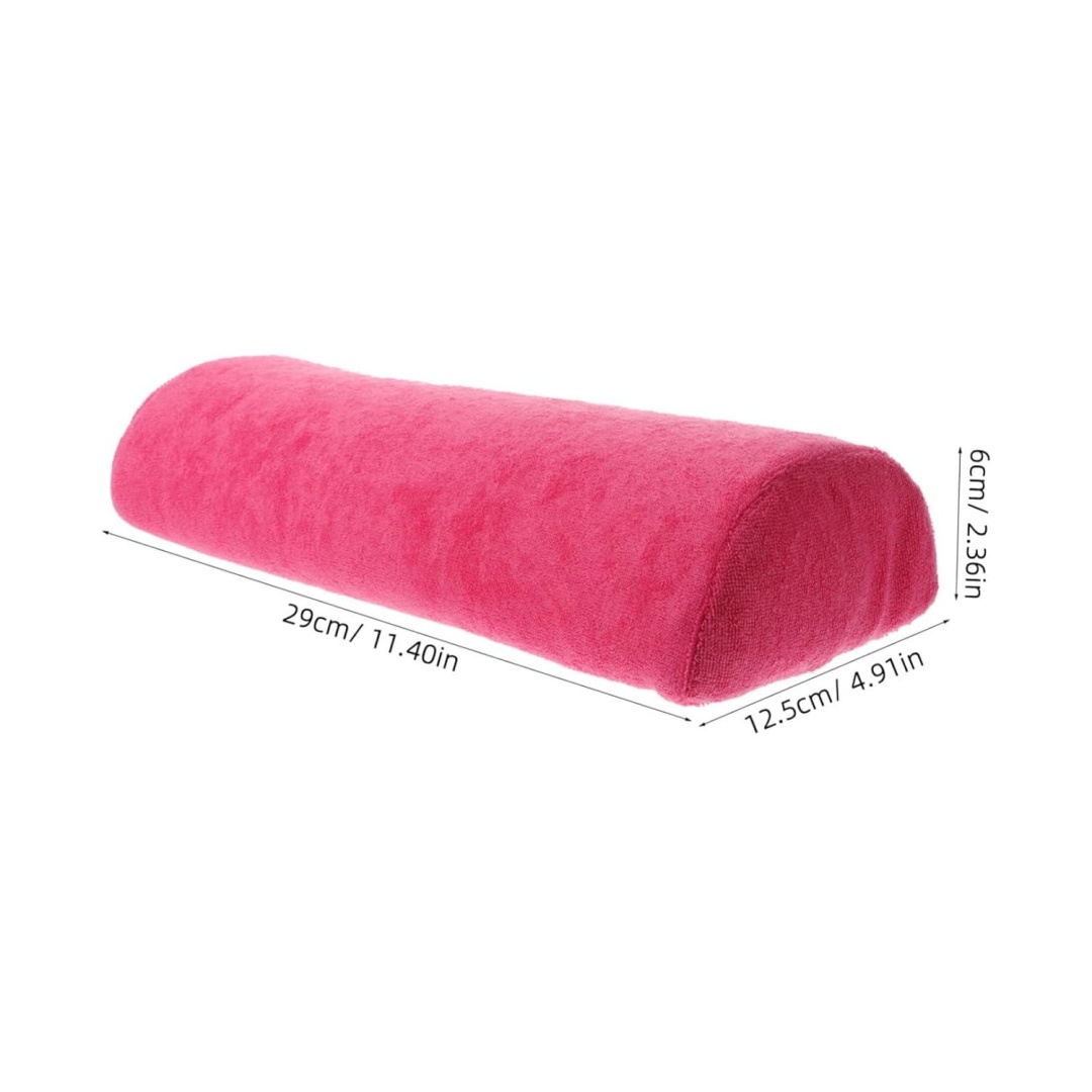 Ergonomic Manicure Arm Rest Pillow, Nail Art Hand Cushion, Soft Support for Wrist and Hands, Durable Cloth and Sponge, Salon and Home Use, Easy to Cle