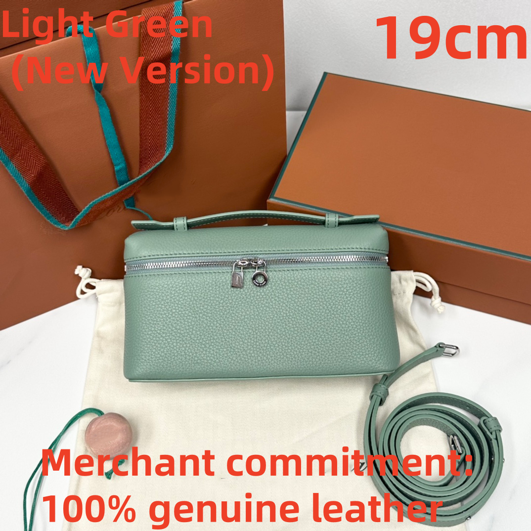 Extra Pocket L19 L27 Clutch Bags Luxury Designer makeup bags tote fashion handbags lunch box bag Womens genuine leather crossbo