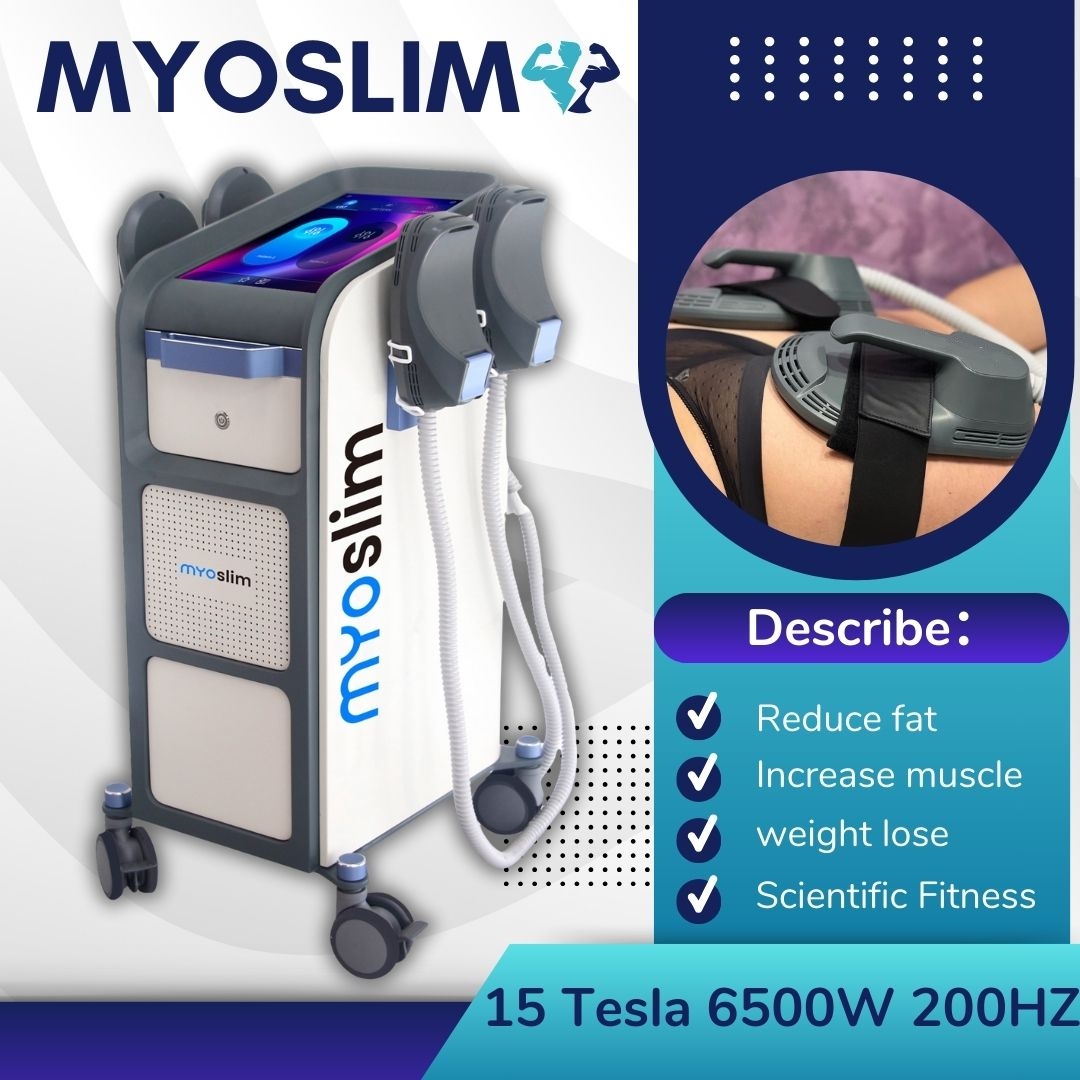 Muscle Toning Machine Myoslim EMS Body Sculpting Equipment For Beauty Salon Spa Slimming Fat Reduction Reduce Belly Fat Build Abs Tone Buttocks Body S