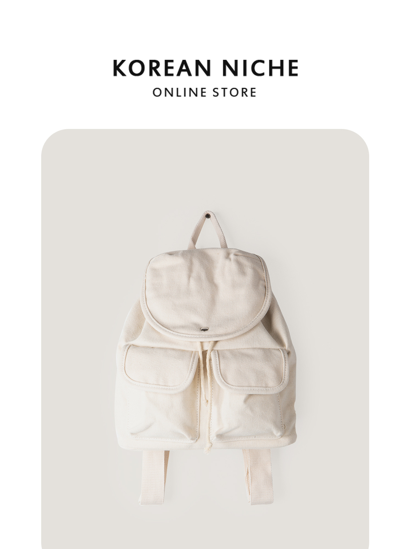 2025 New Style Women Versatile Commuting Canvas Bag Niche Design Simple Large Capacity Schoolbag For Students Backpack