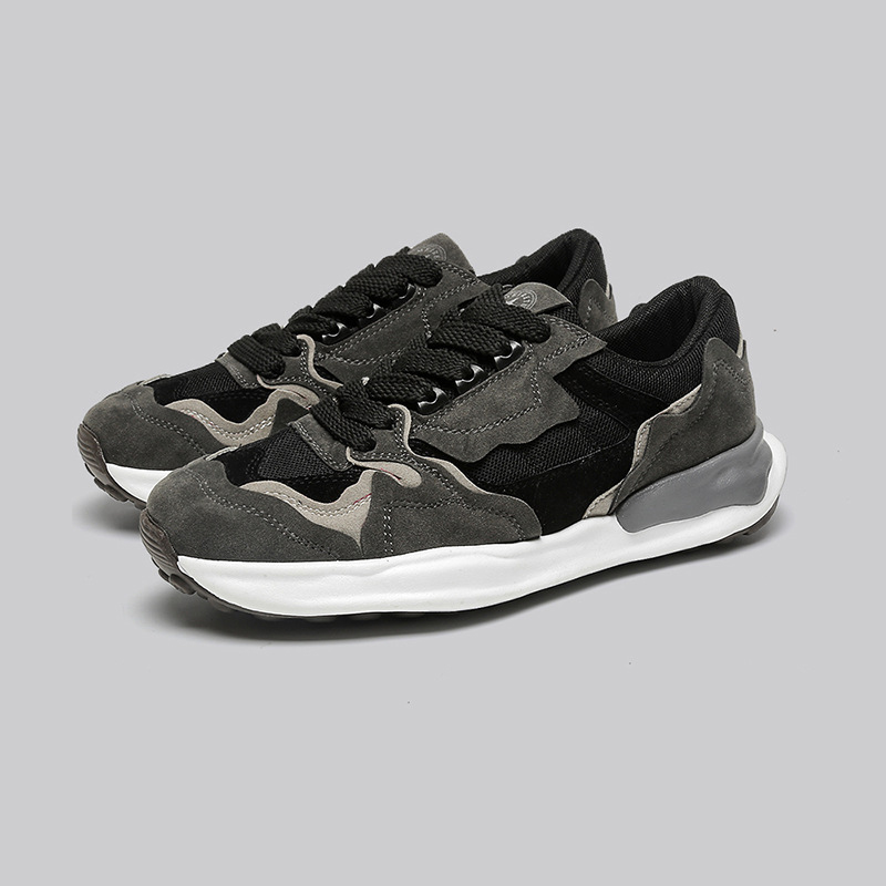 New hot free shipping designer shoes for mens running shoes grey black khaki New fashionable and versatile outdoor casual sports shoes
