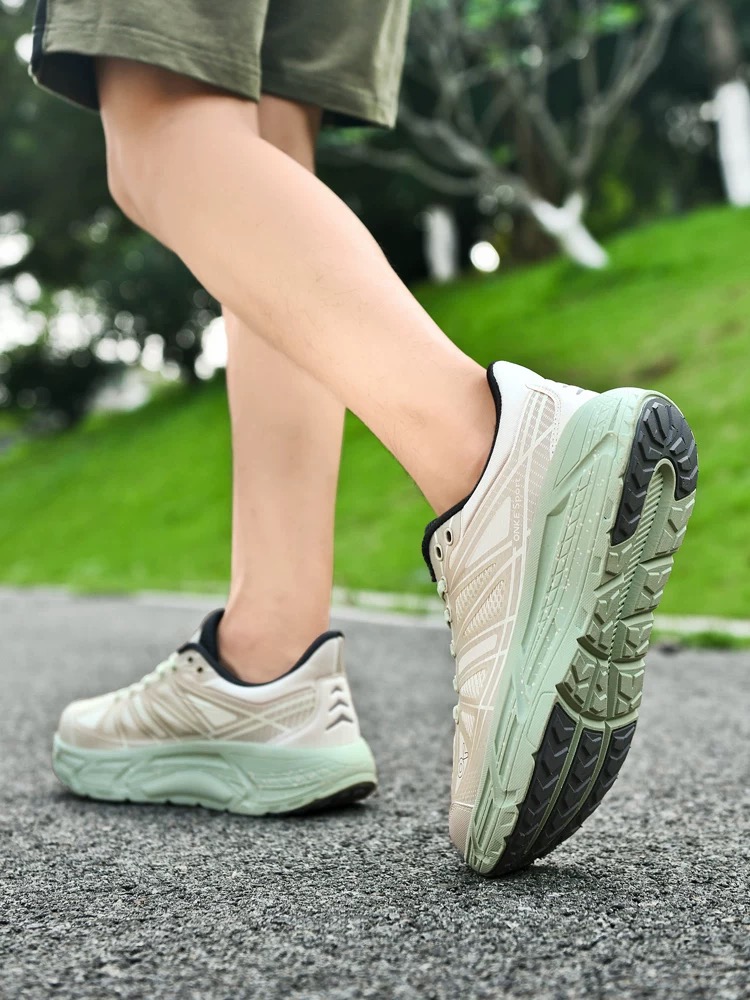 ONKE Autumn Breathable Lightweight Sports Men's Mesh Thick Sole Shock Absorption Wear-resistant Professional Running Shoes Women's Model