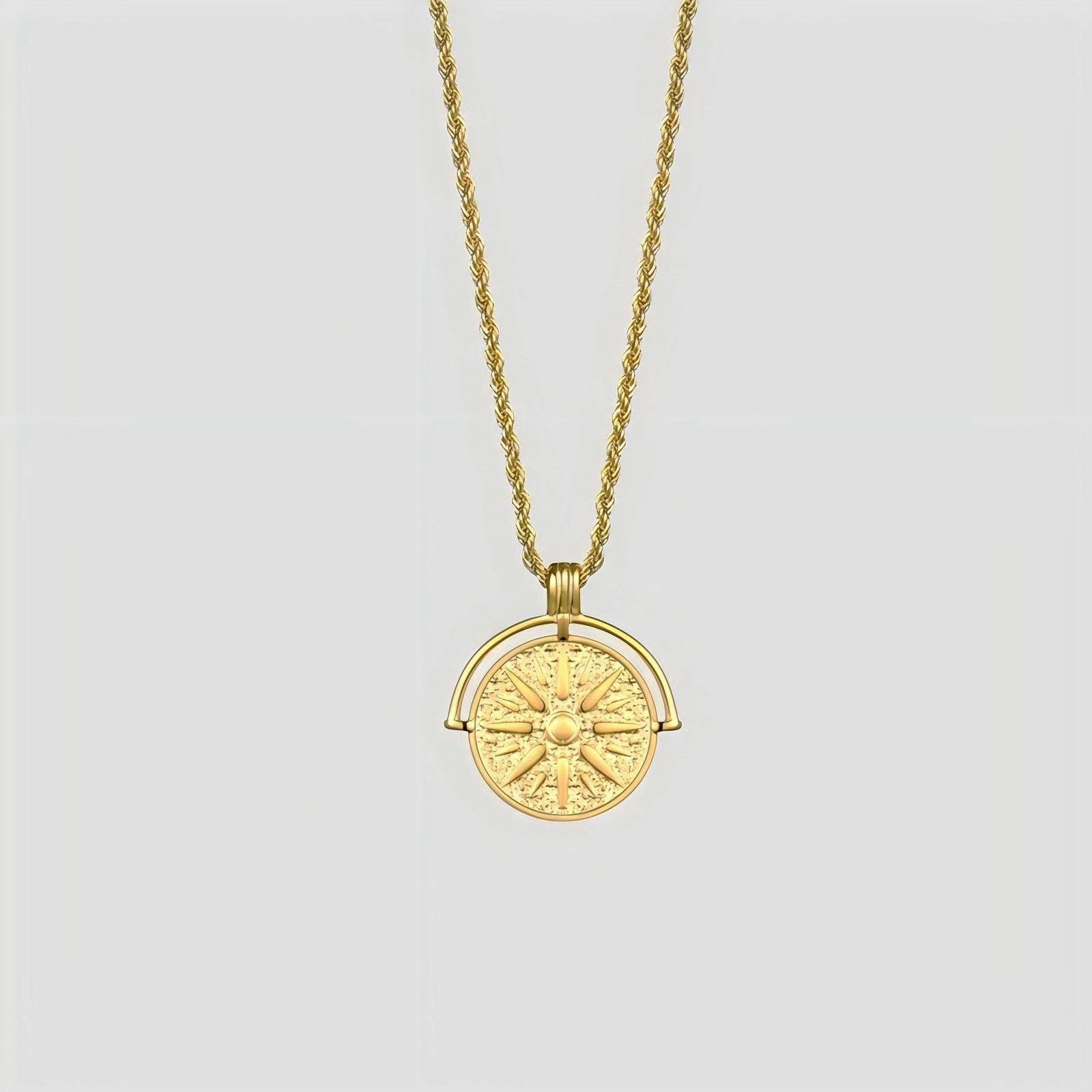 Silvology 925 Sterling Silver Queen Coin Pendant Necklace Gold Color Round Elegant Letter Necklace for Women Festival Jewelry 210315