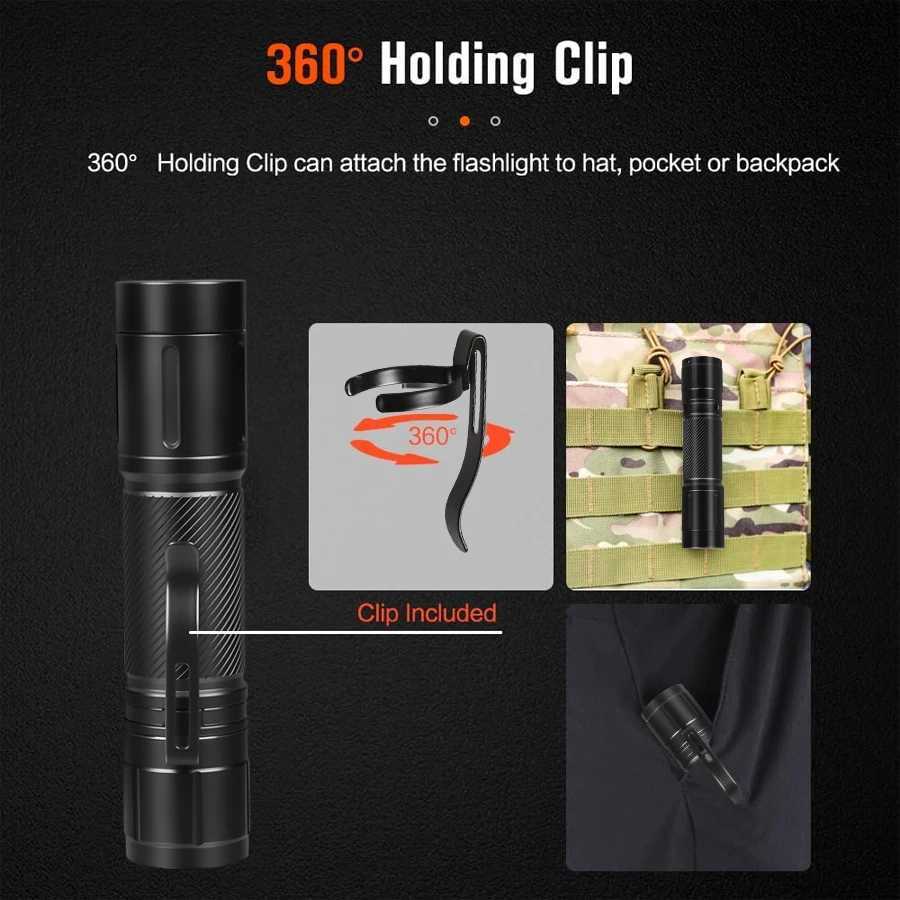 1200LM High Power LED Flashlight IP66 Waterproof Tactical Torch Light Builtin 21700 Battery Outdoor Emergency Fishing Lantern C250915