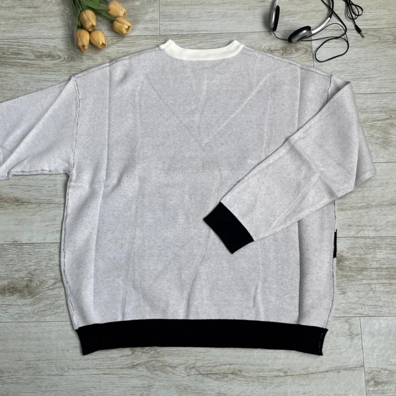 Men's Sweaters Knitted Sweater Portrait Print Pullover Round Neck Autumn And Winter High Quality Casual Warm Clothing