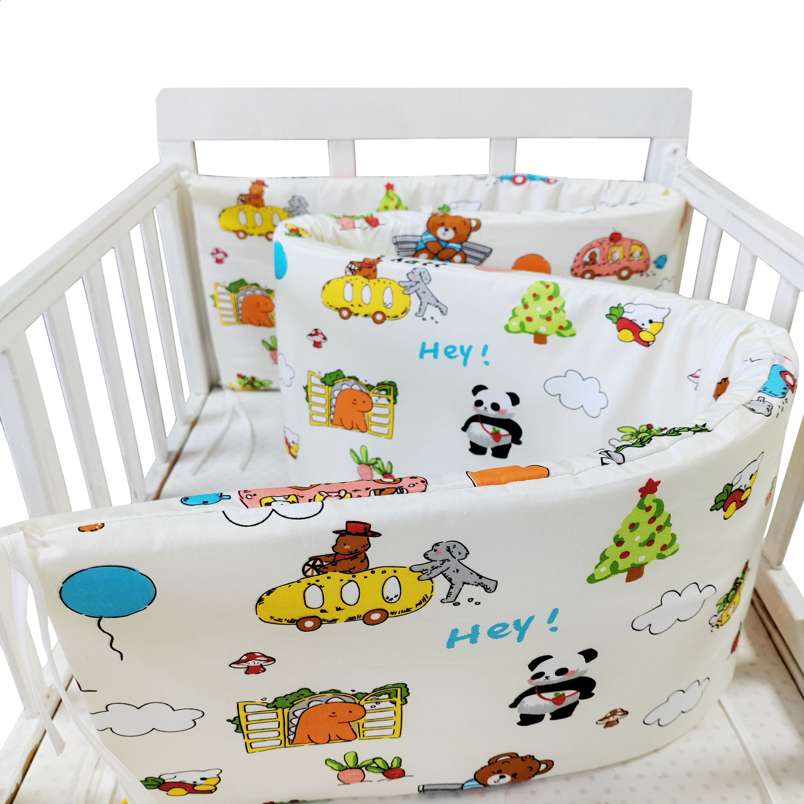 Baby crib bed circumference baby bedding set born four piece set anticollision and anti fall soft bag childrens bedding 250902