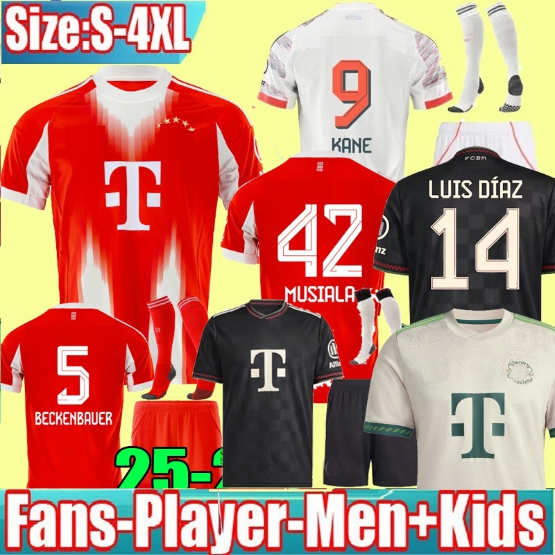 3XL 4XL 125th anniversary bayerns 25 26 KANE soccer jerseys 2025 2026 munich SANE LUIS DIAZ Oktoberfest Beckenbauer DAVIES KIMMICH bayernmunich football shirt