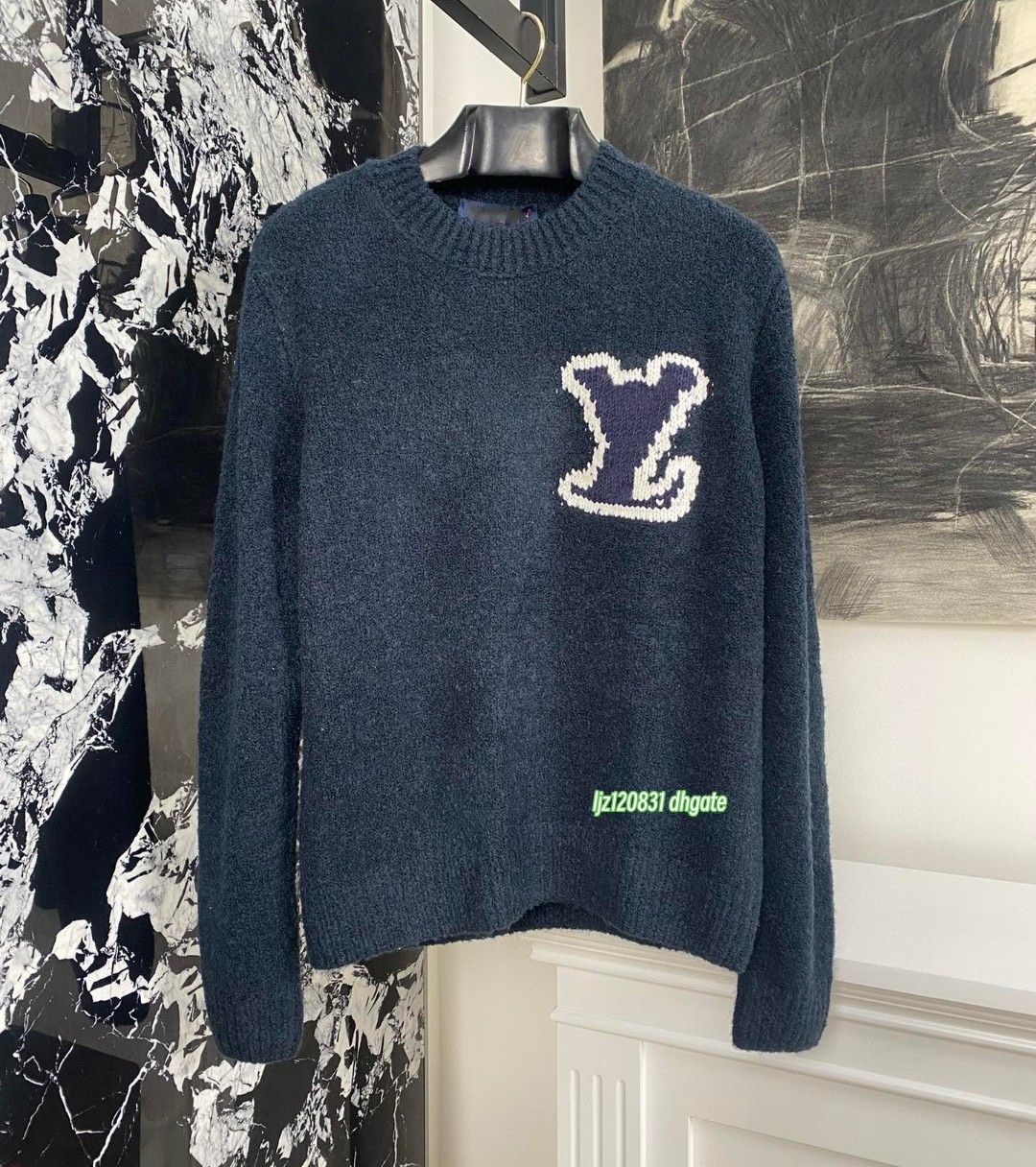 Mens Plus Size Hoodies Sweatshirts 2024ss spring and summer new high grade cotton printing short sleeve round neck panel TShirt Size XSL Color black w