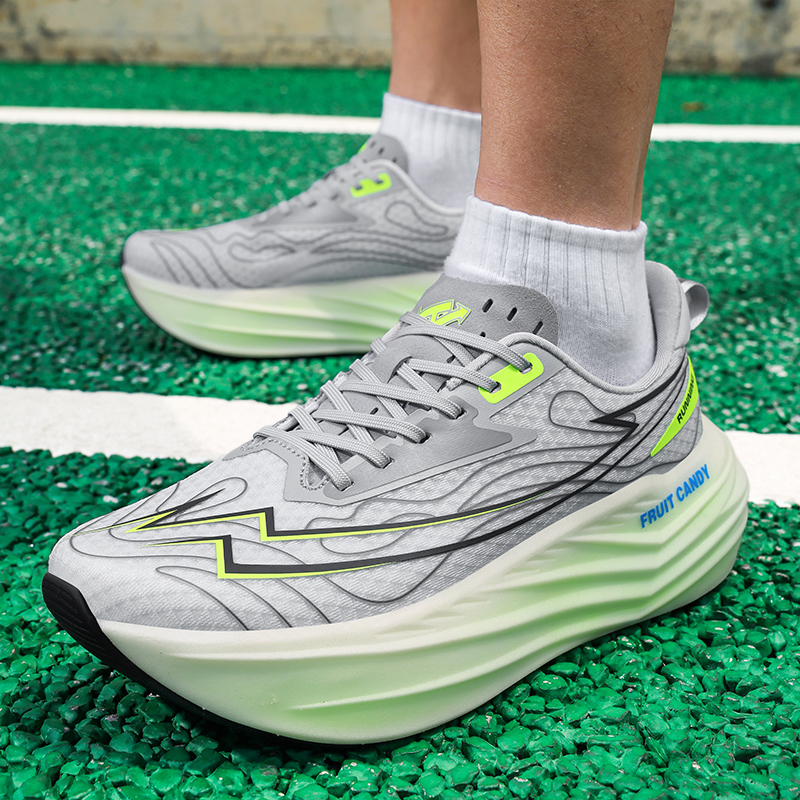 Summer Breathable Mesh Running Shoes for Men - Lightweight Cushioned Athletic Sneakers