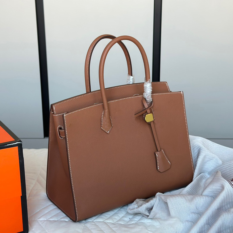 10A luxurys womens 30cm designers bags handbags purses crossbody messenger cowhide Genuine leather Large tote Full-Grain Litchi tote Bag 240115