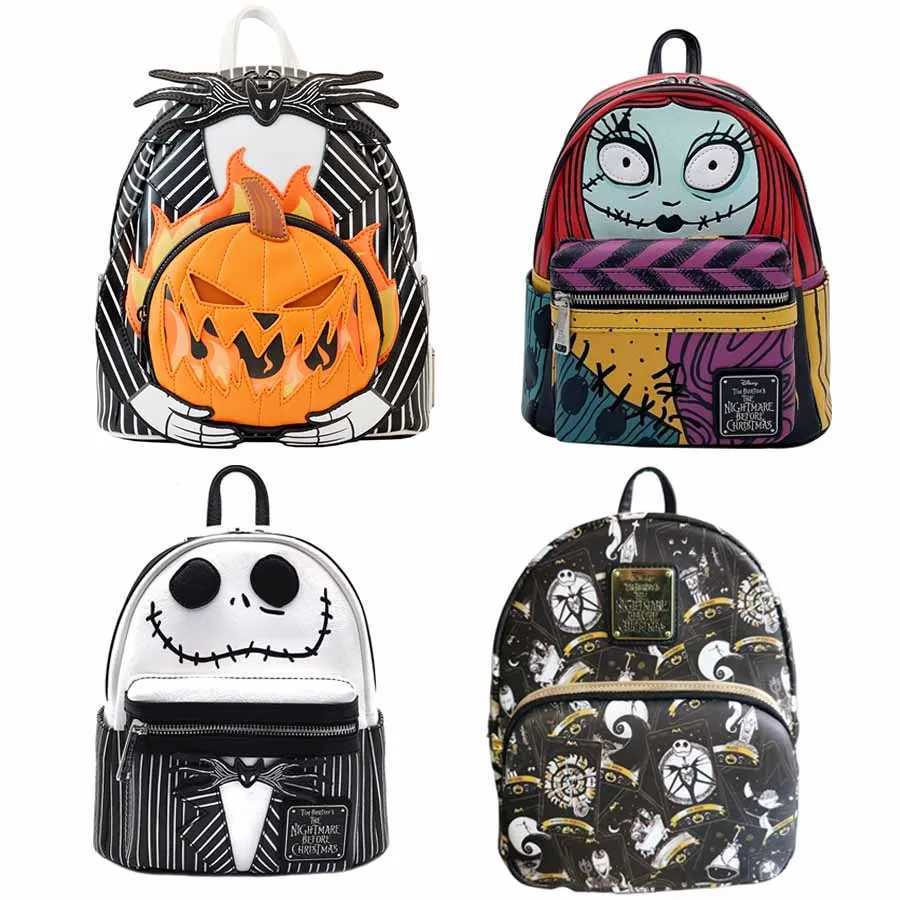 The Nightmare Before Christmas Jack Pumpkin Glow Backpack for Schoolbag Daypack Bookbags for Women Kids Teens W250915