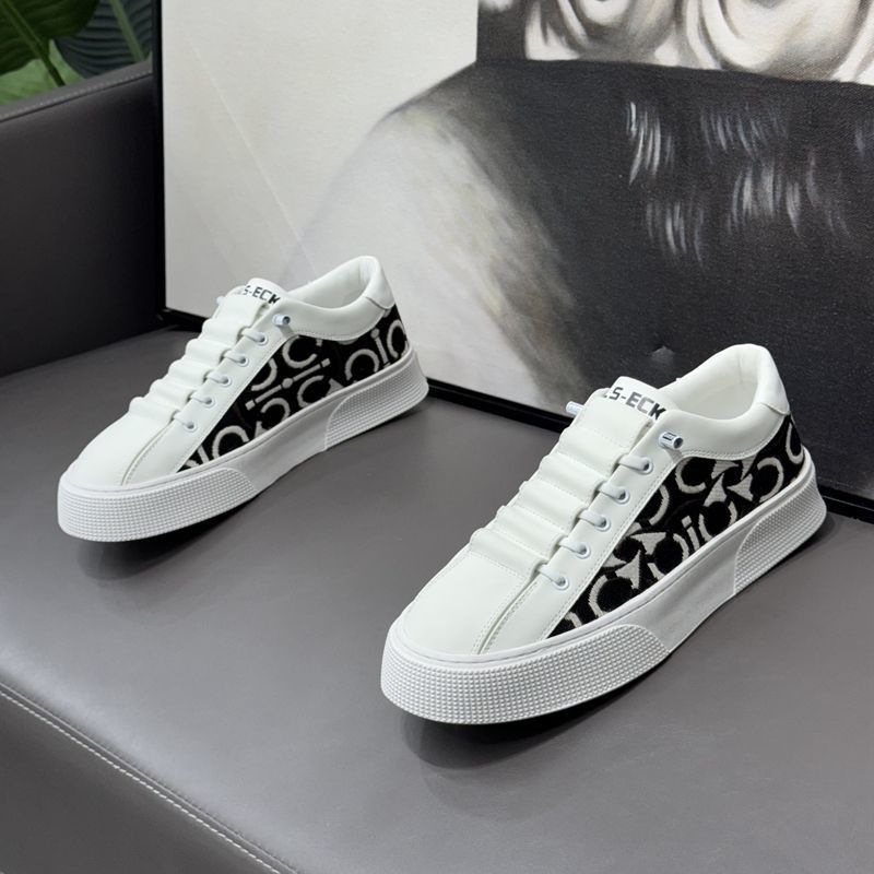 Designer Shoes Men's Shoes 2025 New Spring Breathable Casual Shoes Embroidered Printed Trendy Shoes Soft-soled Board Shoes Free shipping