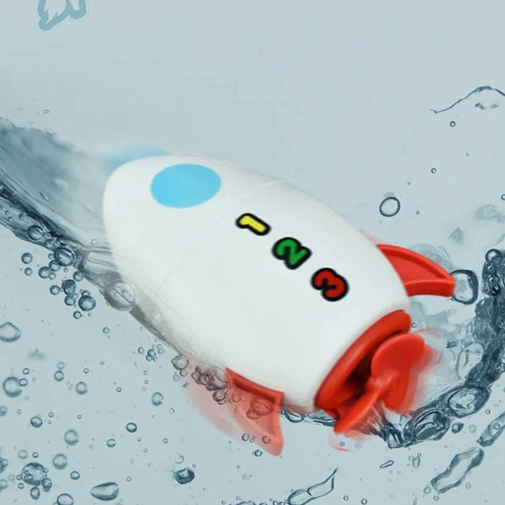 Clockwork Water Rocket Bath Toy Kids Fun in Pools for Early Learning and Summer Shower Activities Water Play Bathing Toy C250915