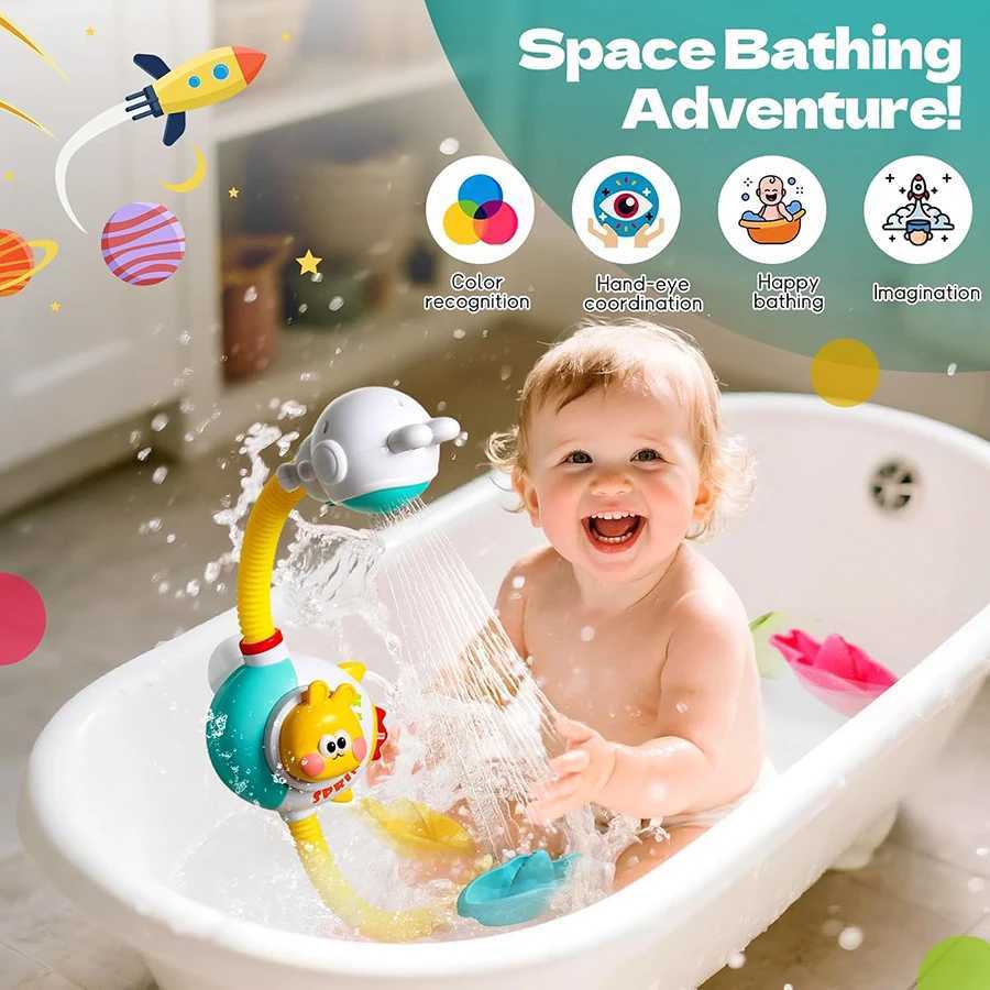 Baby Bath Shower Head Toys for Toddler Bath Toys for Infants Kids Swimming Pool Toys Bathtub Toys for Boys Girls C250915