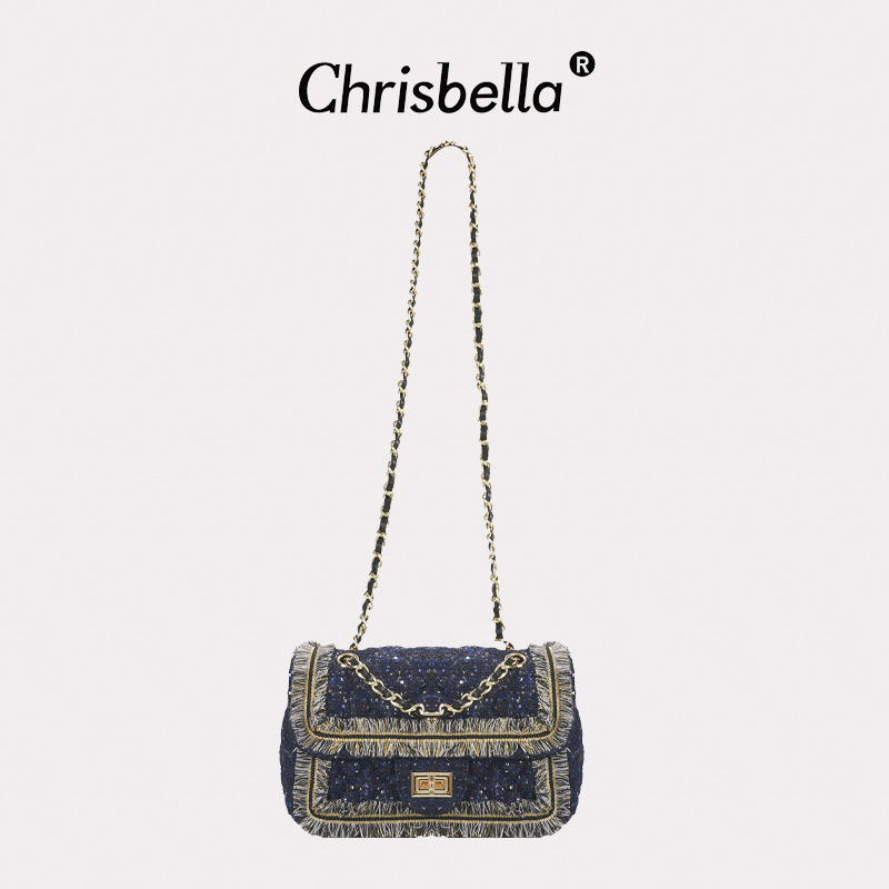 2025 New Shoulder Bag Women's Commuter Style Tote Bag Large Capacity Women's Casual Fashion Temperament Bright Diamond Bag