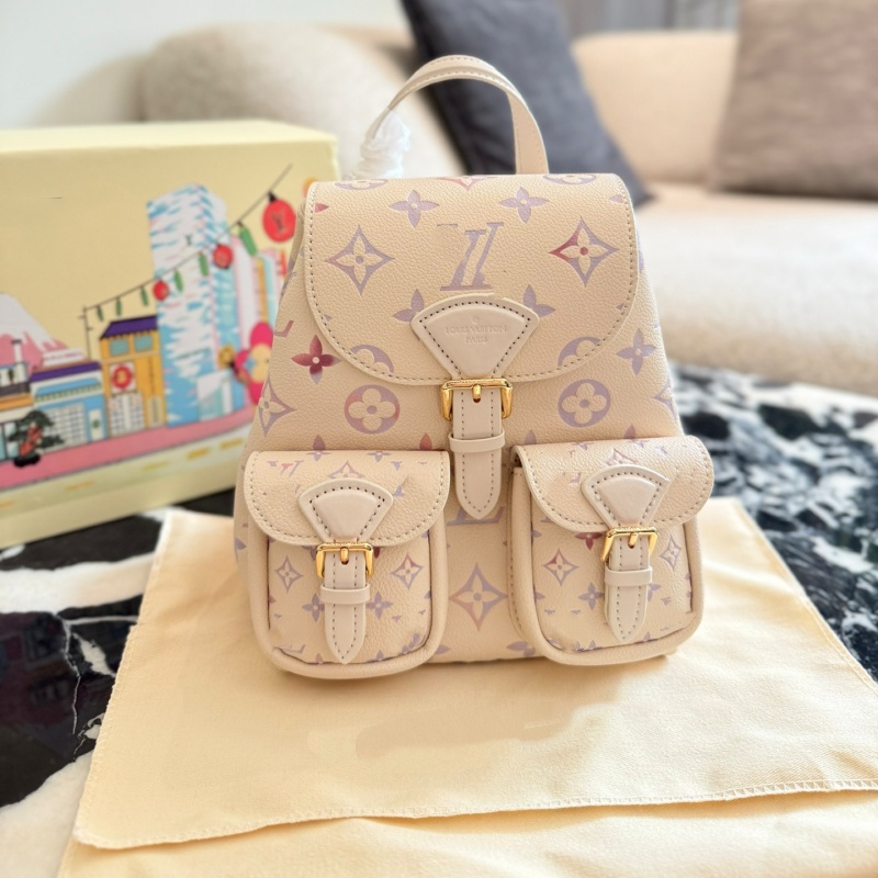 Designer Cowhide Luxury Top Quality Outdoor Bags Casual Large Capacity Travel Fashion Letter Print Backpacks Women Design Brand Backpack Bag New