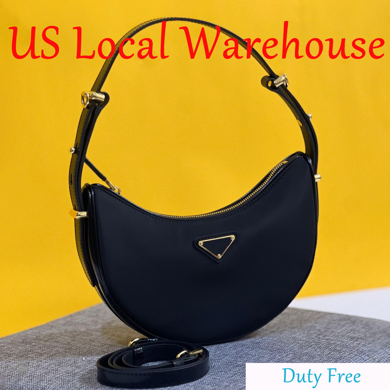 Designer Bag Luxury Bag Leather Half Moon Shoulder Bag Classic Letter Vintage Crossbody Purses High Quality Practical Handbag