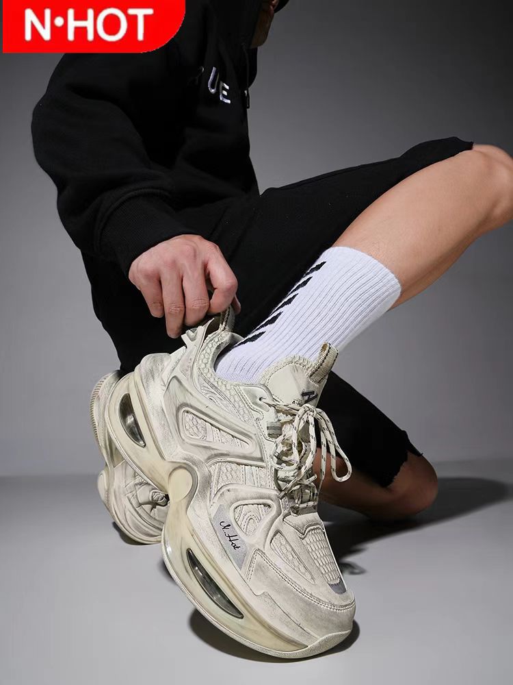 Designer NHOT 2025 New Men's Dad Dirty Sneakers Autumn Winter Trendy Fashion Light Boys Casual Sports Shoes